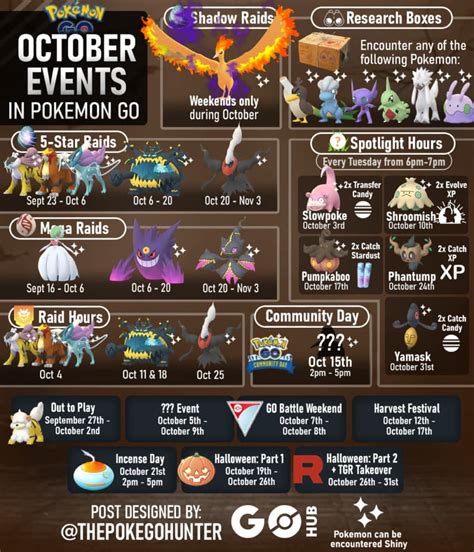 pokemon go october 2023